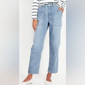 Old Navy Light Blue Straight Leg Jeans